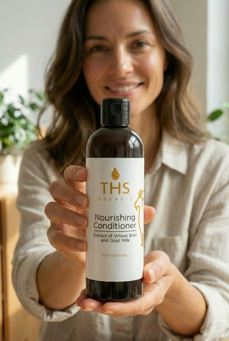 Après-shampoing réparateur au lait de chèvre – 97 % d'ingrédients naturels