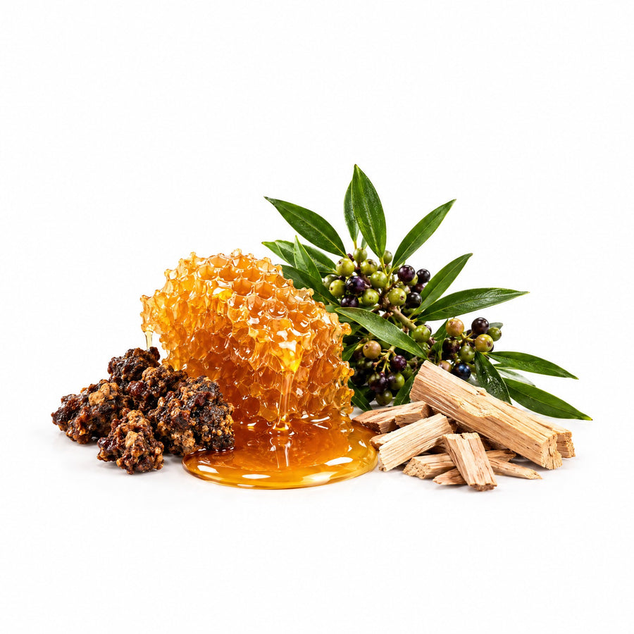 Fagure cu miere, propolis, Litsea Cubeba și lemn de Amyris